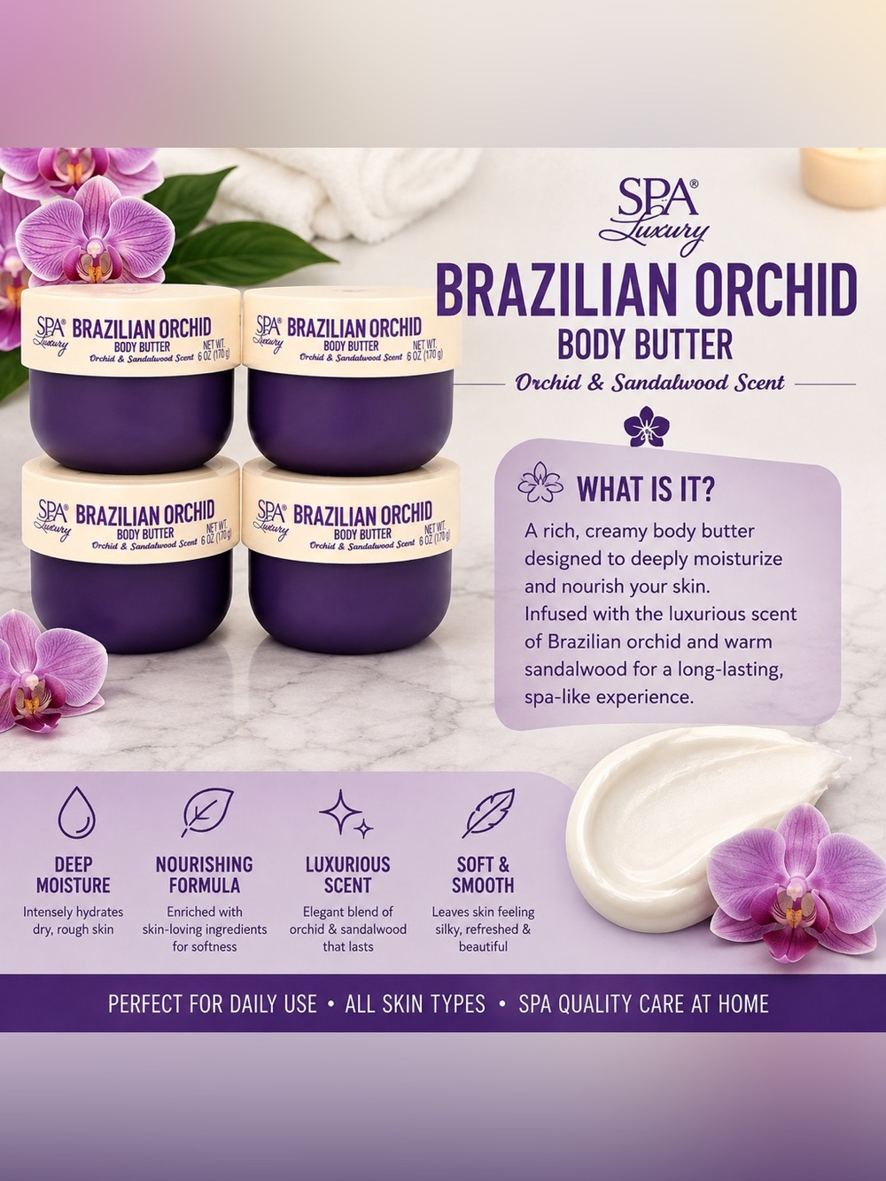 Brazilian Orchid Body Butter 💜Pick One💜